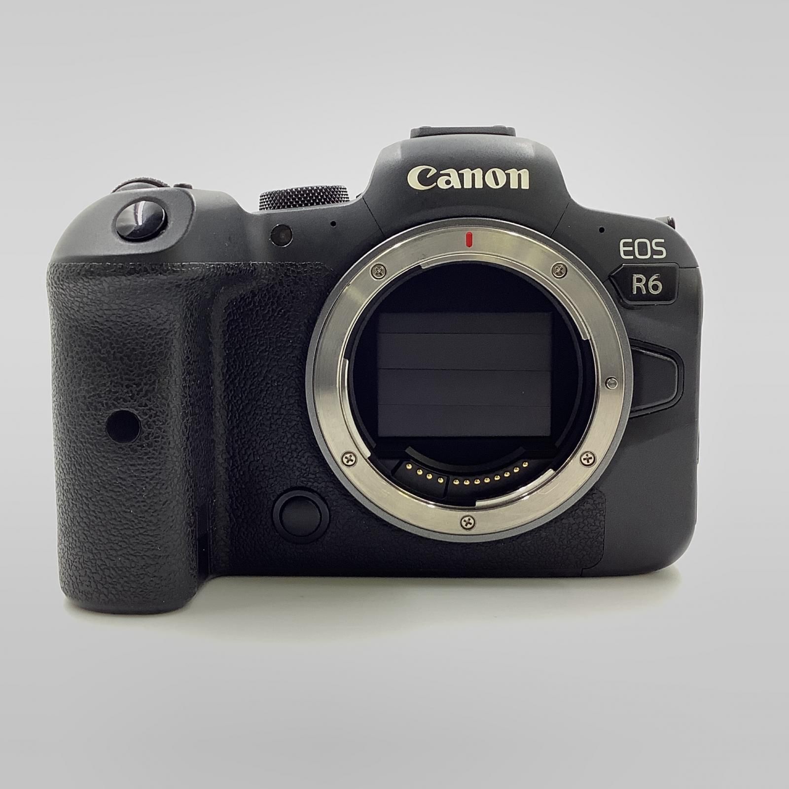 【全額返金保証】【最速発送】Canon デジタル一眼 EOS R6 ボディ ブラック 動作確認済 シャッター37000回