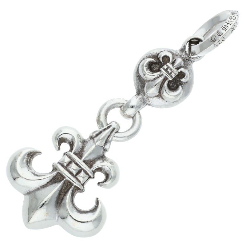 クロムハーツ 1BALL BS FLEUR 1ボールBSフ チャーム チャーム シルバーネックレストップ メンズ