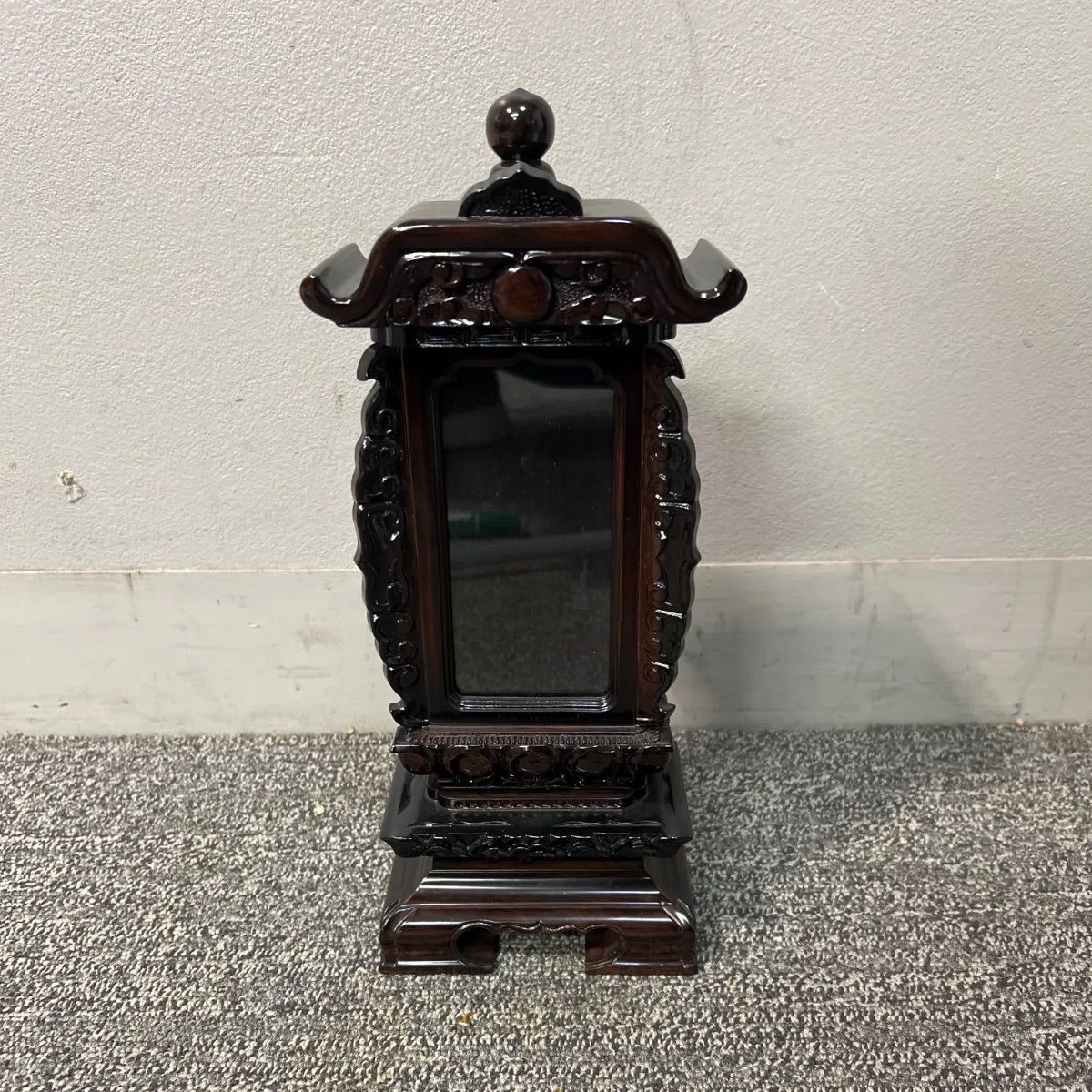 仏具 位牌 黒円 K2