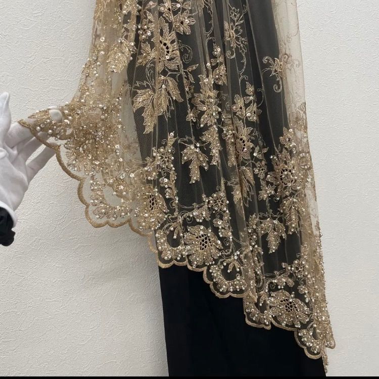 GRACECONTINENTAL ミンクベア刺繍ドレス