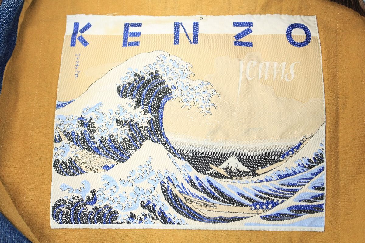 KENZO JEANS ケンゾージーンズ デニム カバーオール ジャケット 北斎