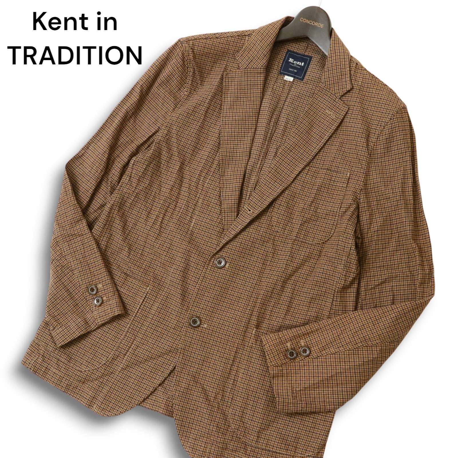 KENT IN TRADITION　ケント　ブレザー　紺ブレ　金ボタン　L〜LL Kent IN TRADITION ケント VAN派生 大人の品格 銀ボタン 上質