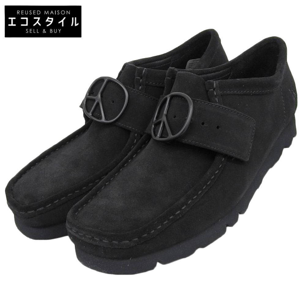 Clarks クラークス ×Needles レザー ワラビー シューズ メンズ 黒 ブラック 10 10 US
