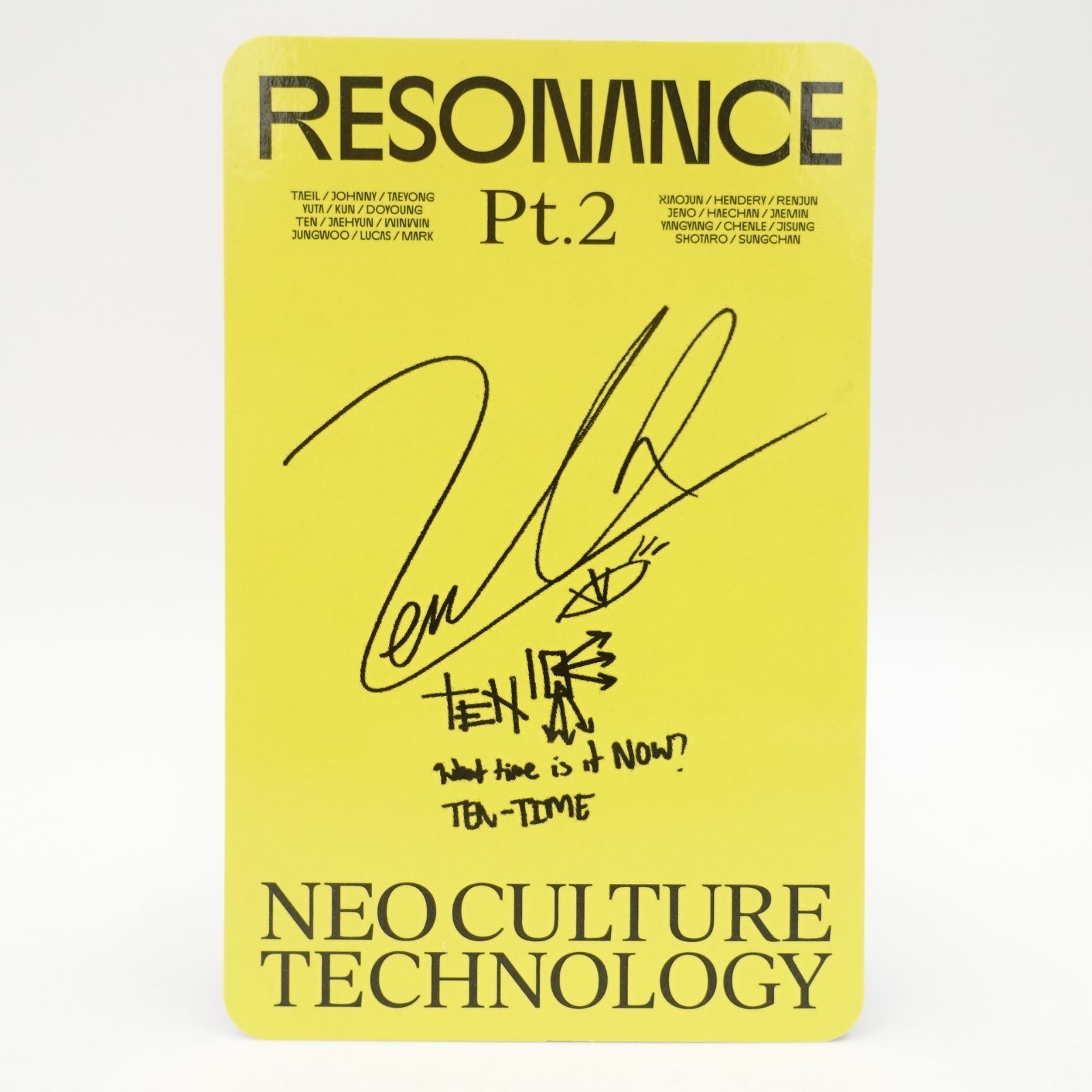 NCT2020 テン RESONANCE Pt.2 キノ トレカ フォト カード セット