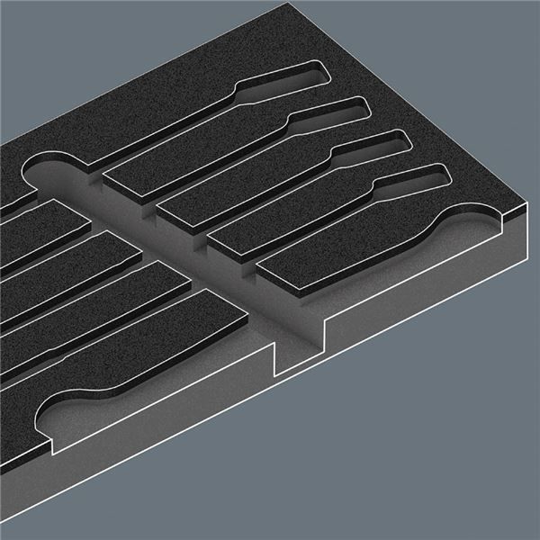 WERA ヴェラ 19点組 JOKER6003 コンビネーションレンチ ボトルオープナー セット フォームインサート付 150121 工具 ツール DIY