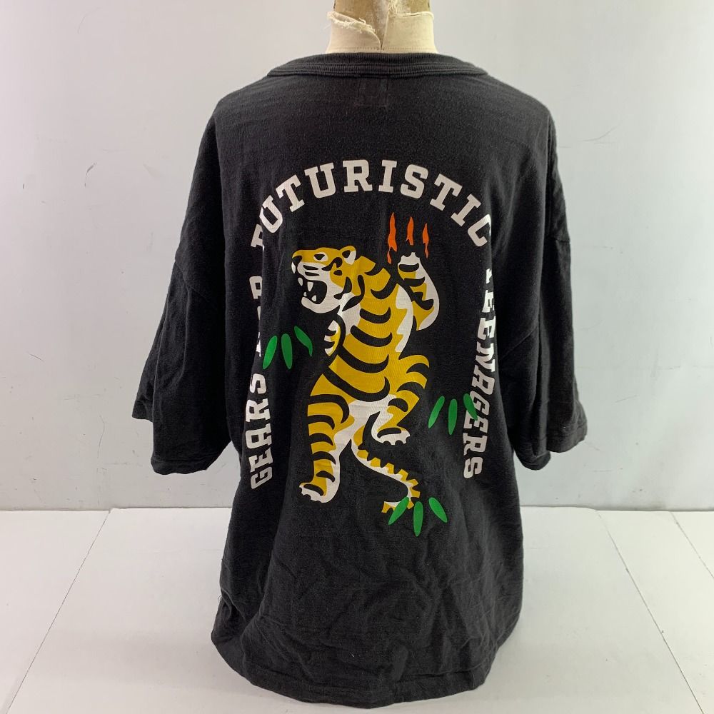 HUMANMADE POCKET T-SHIRT トラ 黒 2XLサイズ HUMANMADE POCKET T-SHIRT トラ 黒 2XLサイズ（HUMAN MADE