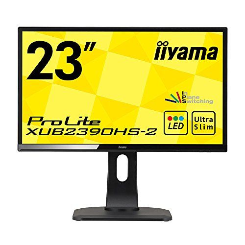 iiyama ディスプレイ モニター XUB2390HS-B2 23インチ フルHD スリムベゼル HDMI端子付