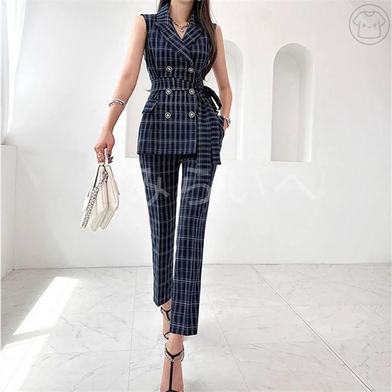 パンツスーツ スーツ 韓国 風 セット 大人 きれいめ オフィススーツ ブラック 黒 シンプル タイト 着痩せ お呼ばれ ミドル丈 パーティドレ