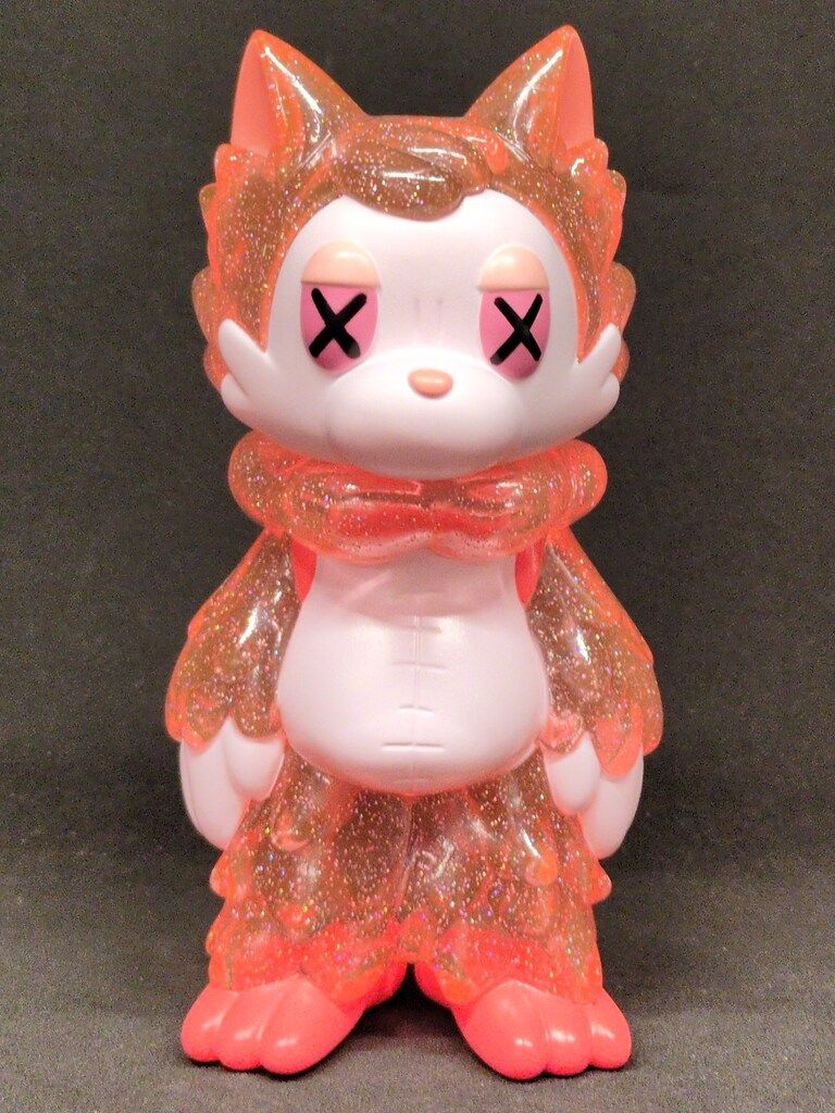 あらいきりこ おおかみくん フィギュア キャンディーピンク あらいきりこ おおかみくん ソフビフィギュア キャンディピンク あらい