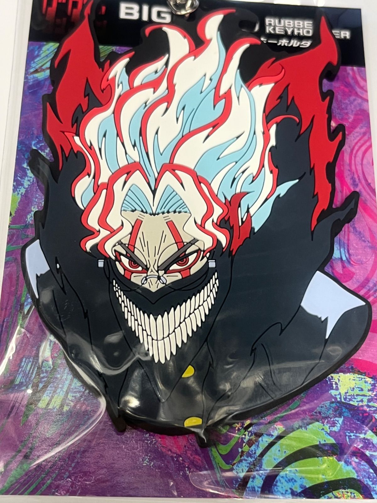 オカルン 変身 ビッグヘッドラバーキーホルダー ダンダダン