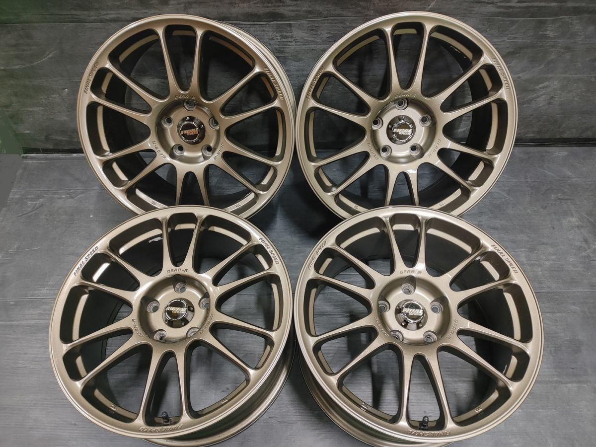WRX STi ファイナルスピード GEAR-R 社外 17インチアルミホイール 4本 