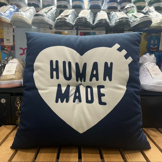 HUMAN MADE 24aw HEART INDIGO DYED CUSHION ヒューマンメイド ハート