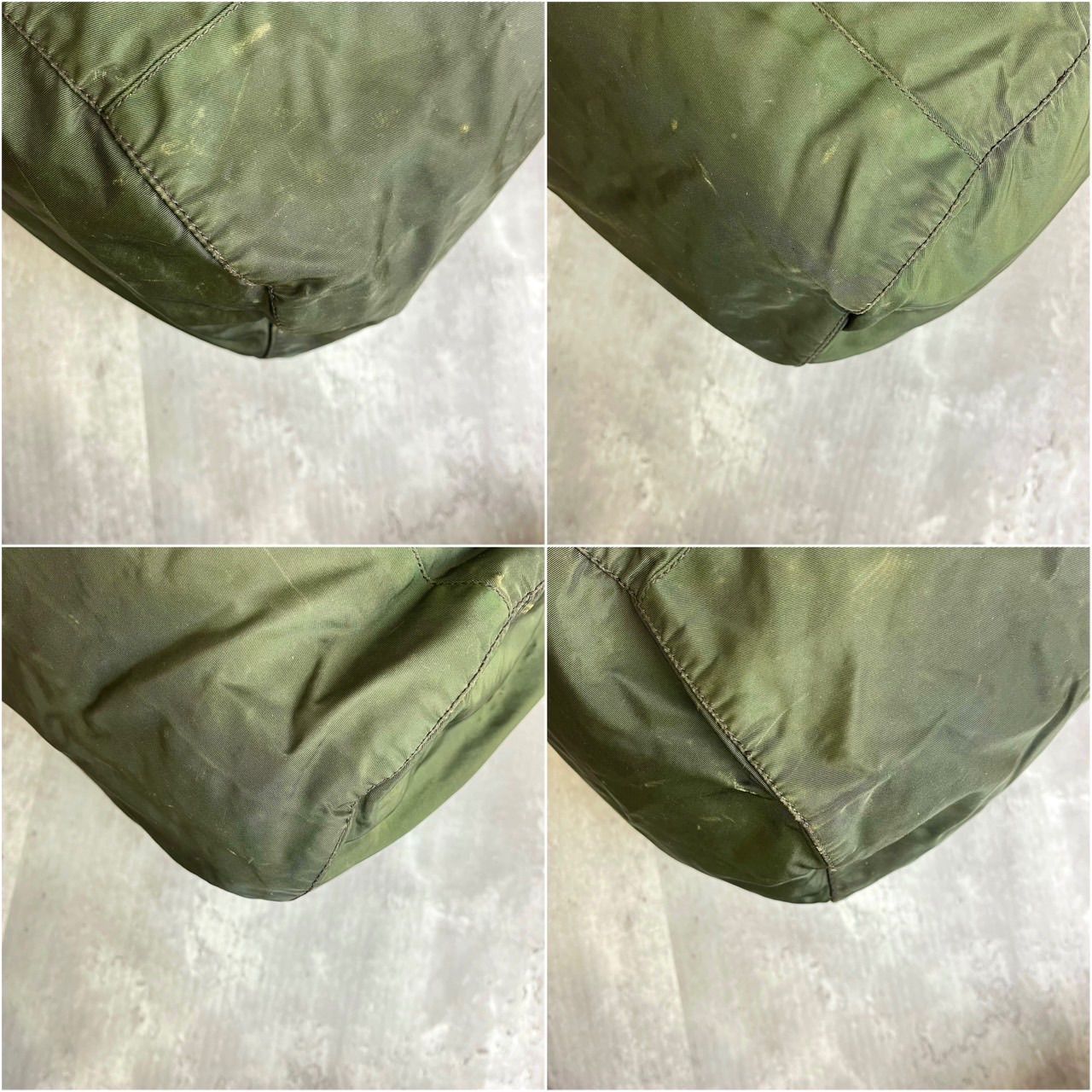 ✨良品✨ PRADA プラダ ボストンバッグ ハンドバッグ 三角ロゴ