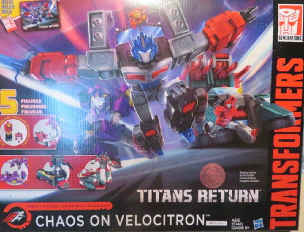 HASBRO TITANS RETURN CHAOS ON VELOCITRON