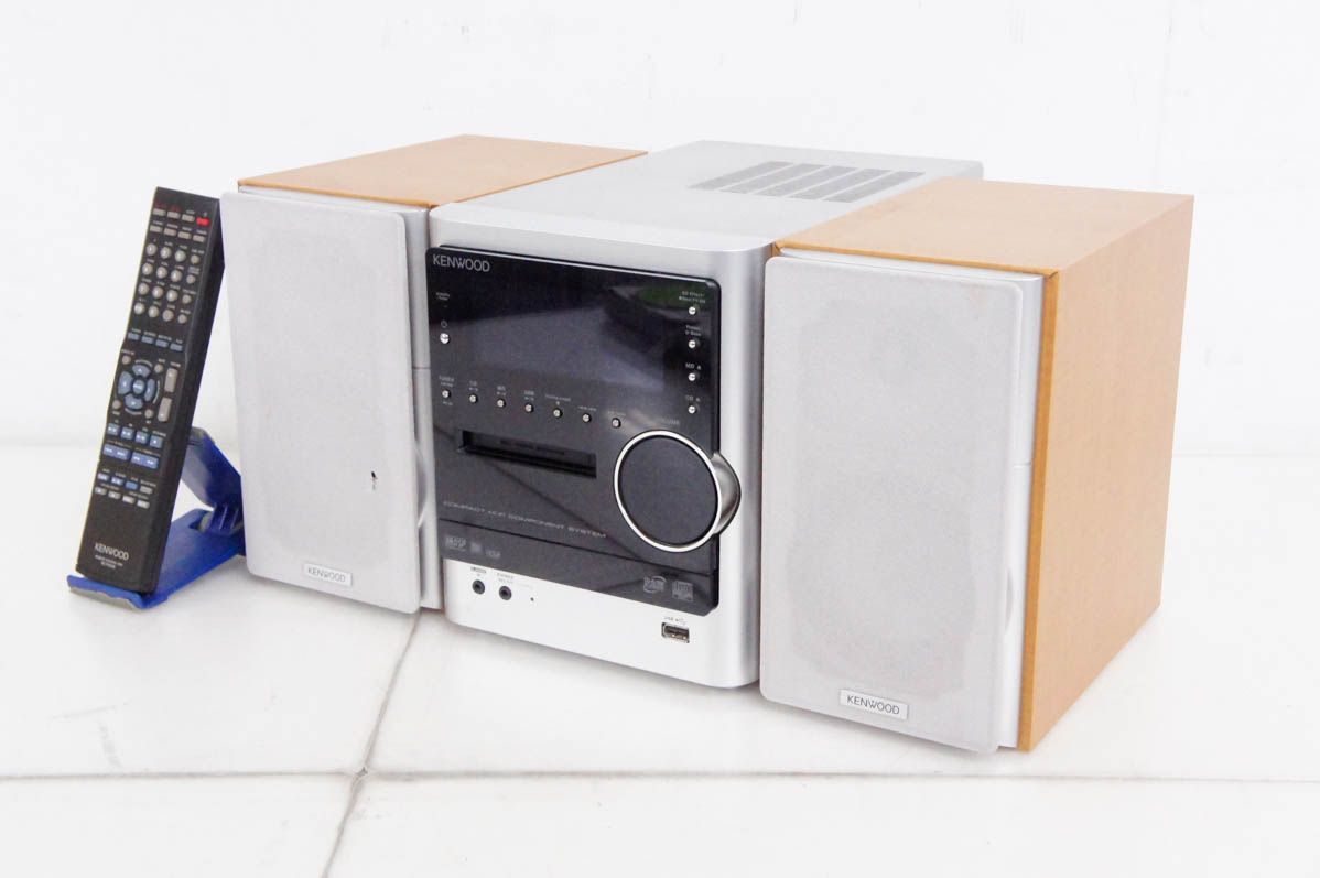 KENWOODケンウッド CD|USBコンパクトHi-Fiシステム CD MD USB NDL-100MD
