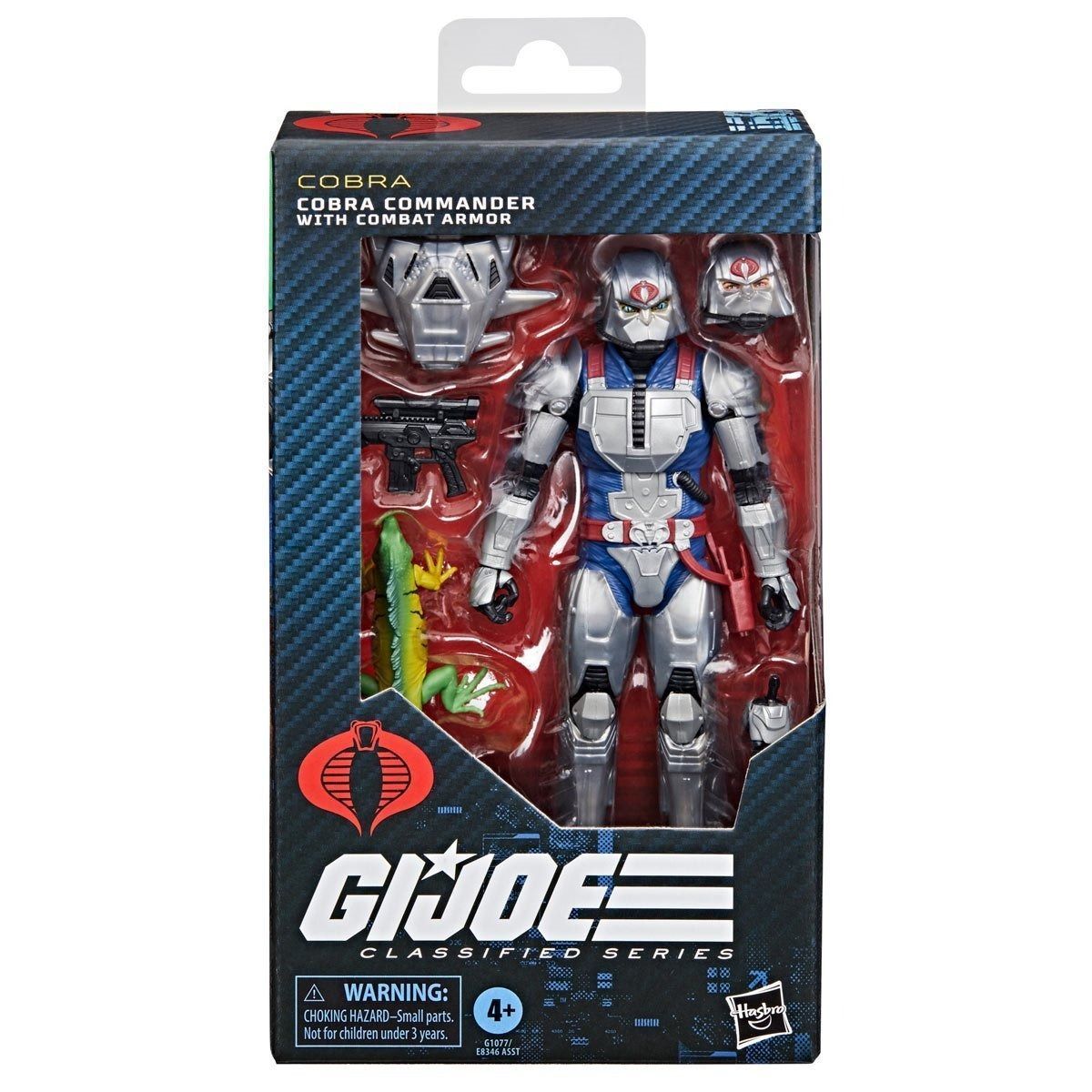 G.I.ジョー クラシファイド コブラコマンダー ガンホーブラックシリーズサイズ ハズブロ G.I.ジョー クラシファイドシリーズ 06 コブラ