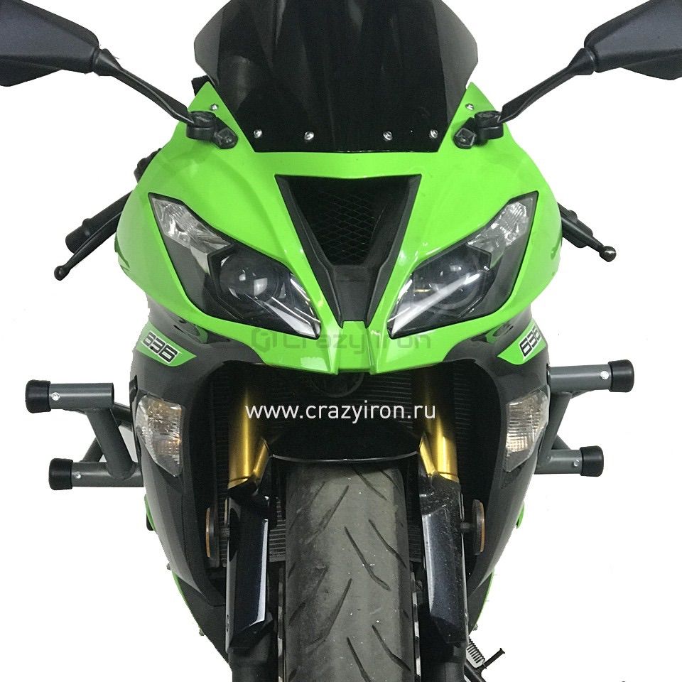 ZX-6R】スタントケージ CRAZY IRON 申し訳