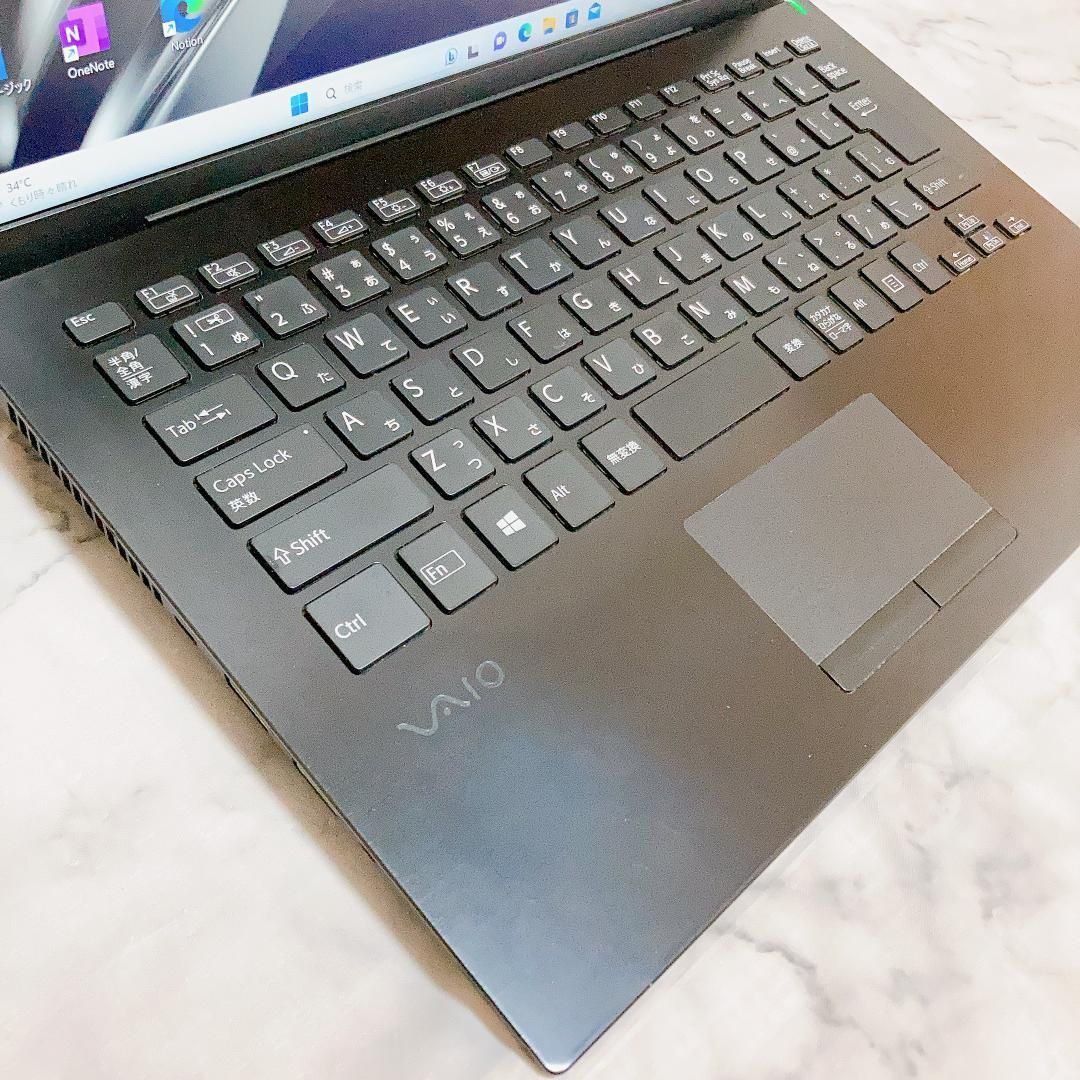 美品✨VAIO✨爆速新品SSD512GB✨メモリ8GB第8世代パソコン バイオ 