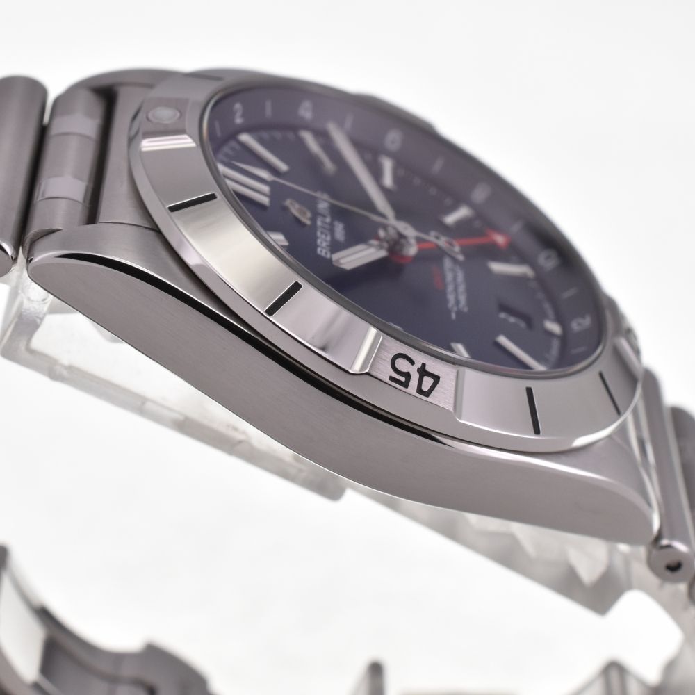 ブライトリング BREITLING A32398 BREITLINGのクロノマット オートマチック GMT 40「A32398101B1A1