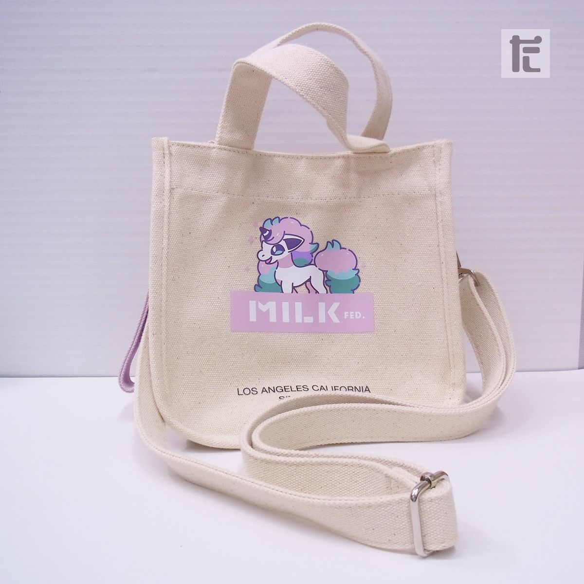 ポケモン MILKFED. ミニトートバッグ ガラルポニータ MILKFED.よりジェイムス・ターナー氏が手がけたポニータ（ガラル