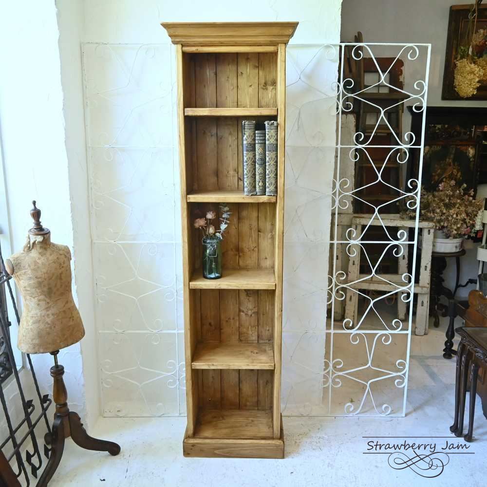 L3705-232 英国アンティーク パイン オープンブックケース 棚 本棚 L3705-232 英国アンティーク パイン オープンブックケース 棚 本棚