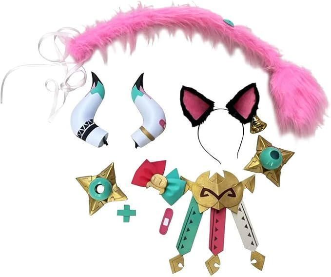 原神 ヴァレサ コスプレ道具 角 尻尾 髪飾り 腰飾り 小物 イベント 学園祭 COSPLAY 撮影用 観賞用 高完成度 41