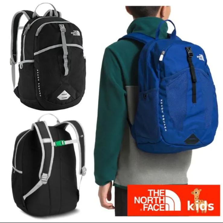 訳あり　特価　新品　ノースフェイス　THE NORTH FACE リュック　キッズ　子供　ブラック　NF03G9EC4VOS スカッシュ　バックパック　通学　遠足　小学生　鞄　カバン