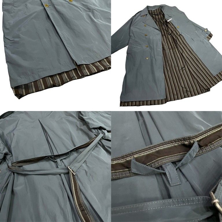 Acne Studios 22AW ライニングレイヤードオーバーサイズトレンチコート