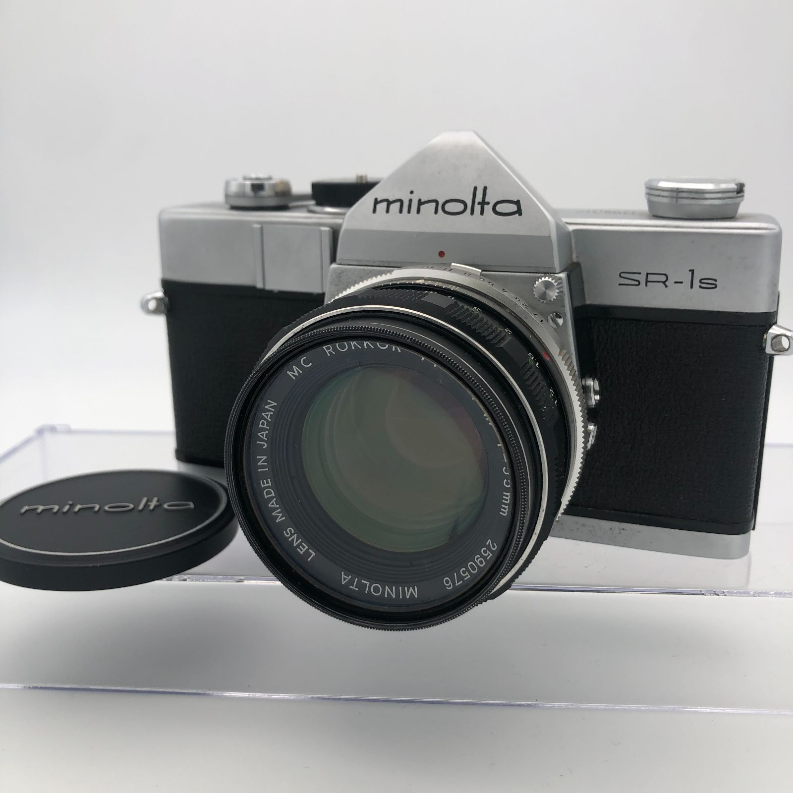 MINOLTA SR-1s ROKKOR-PF 55mm フィルムカメラ Minolta SR-1 SLR 35mm Film Camera with 55mm 1:1.8 Auto