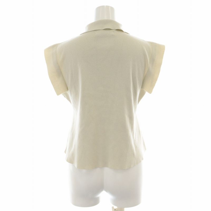 ココディール COCO DEAL 23AW シャツカラーノースリニット