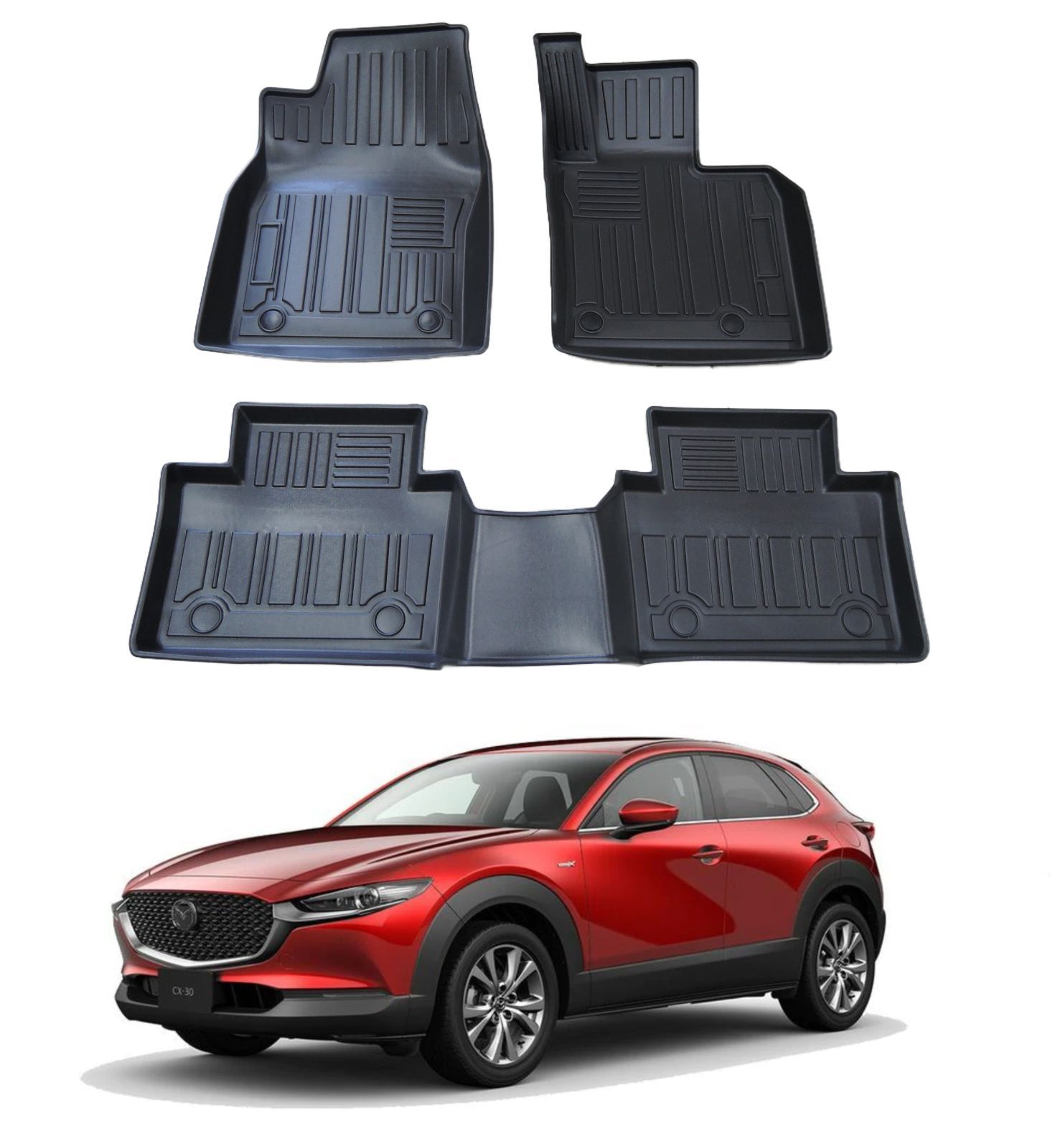 マツダCX-5ハイブリッド車ガソリン車2WD 4WD 3Dフロアマット マツダCX-5ハイブリッド車ガソリン車2WD 4WD 3Dフロアマット