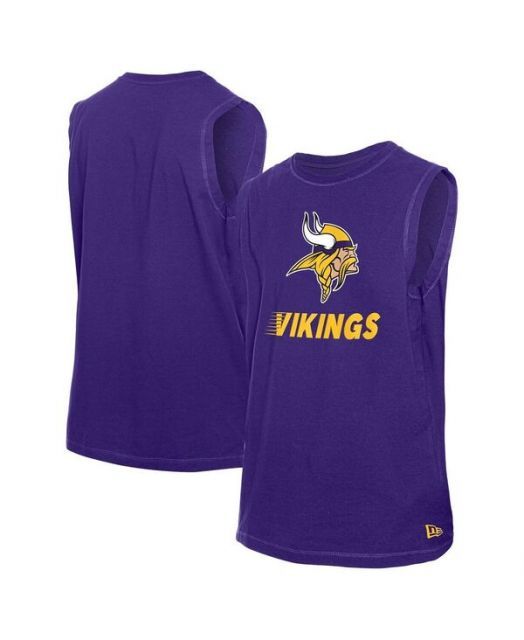 送料無料 ニューエラ メンズ タンクトップ トップス Men s Purple Minnesota Vikings Leisure Collection Tank Top Purple