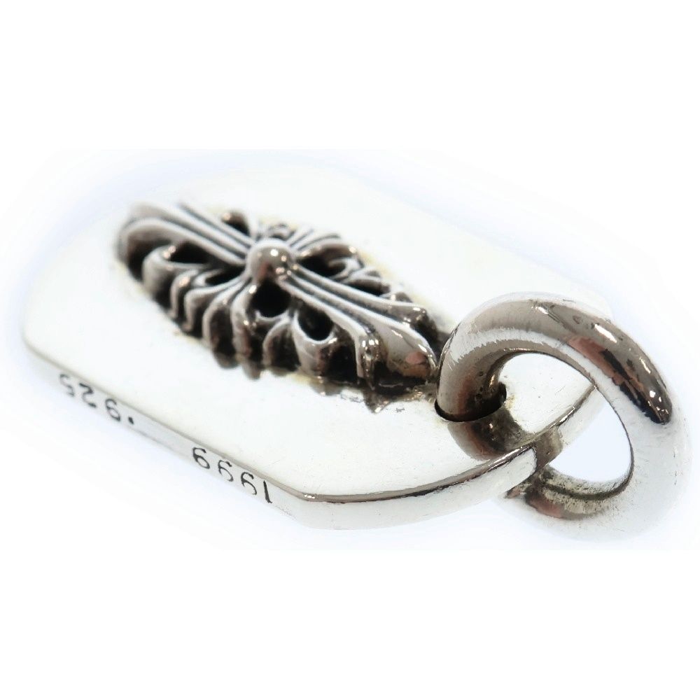 CHROME HEARTS (クロムハーツ) RAISED FRLR DOGTAG レイズドフローラル  