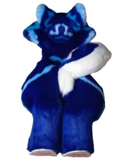 着ぐるみ ケモノ体 紺色 Aタイプ 全身 ケモノ ファースーツ ぬいぐるみ コスプレ コスチューム ☆着ぐるみ ケモノ体 フルスーツ 大きめ NO.12 グレー 全身 ケモノ