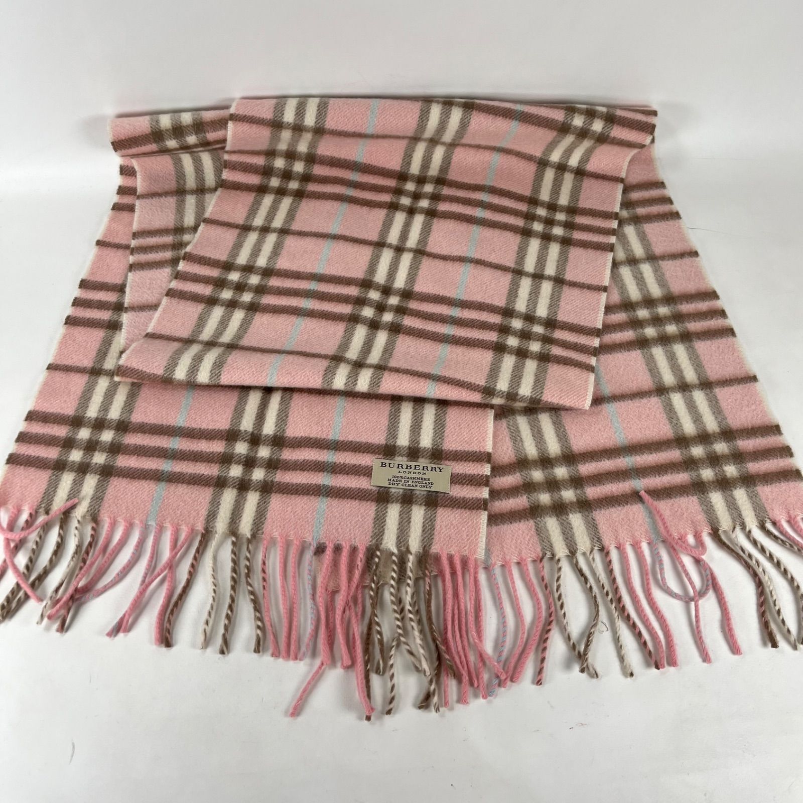 BURBERRY LONDON・ラムウール ノバチェック マフラー ストール