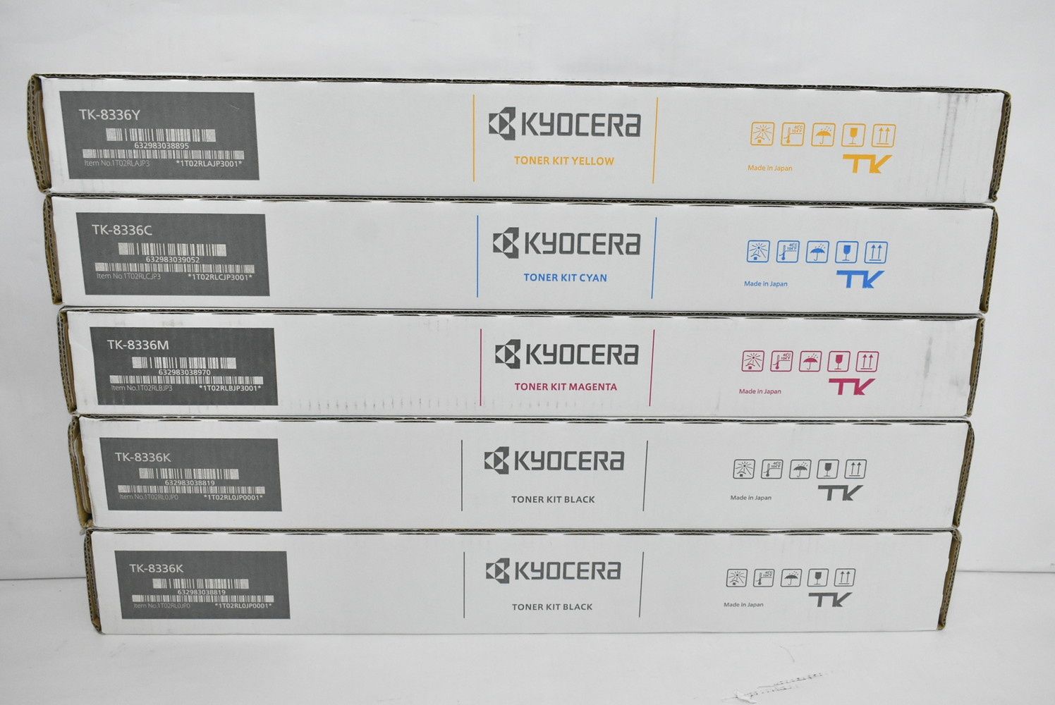 ♥ 京セラ 純正 トナー TK8336 4色5本 シアン マゼンタ イエロー ブラック KYOCERA ITAXVS8L2J2Z-D-S16-byebye