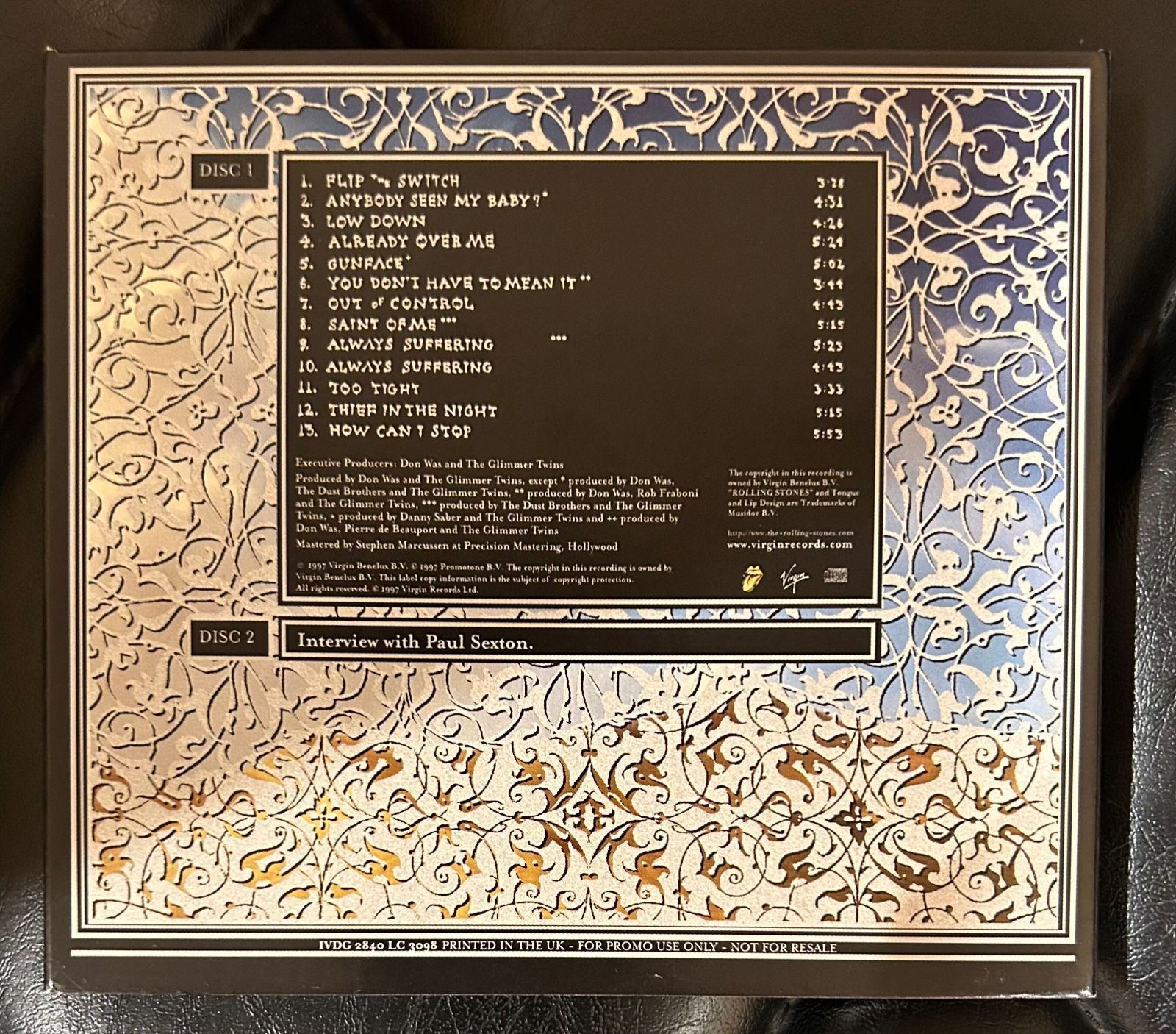 Rolling Stones 非売品プロモCD 非売品プロモ！輸入盤CD2枚組】Rolling Stones「Bridges To Babylon