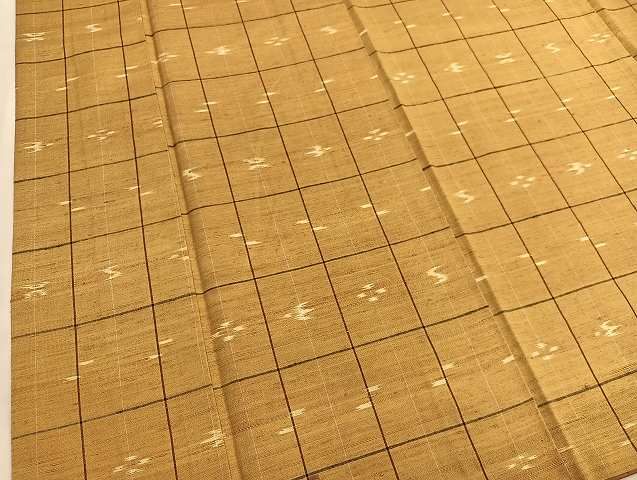 平和屋着物○上質な紬 琉球絣文様 正絹 逸品 BAAT3171hv - メルカリ 