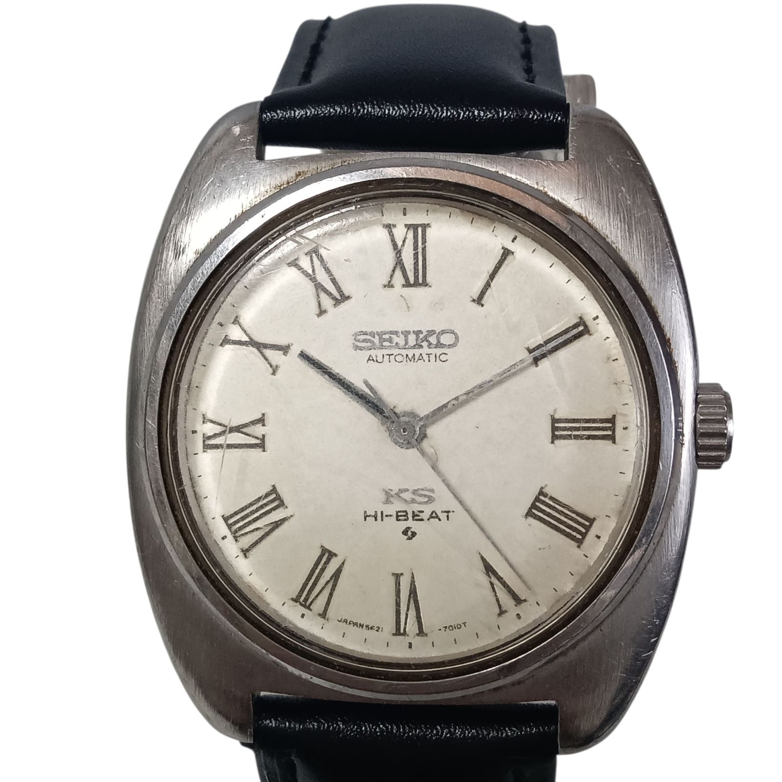 SEIKO 1円 セイコー キングセイコー ハイビート メダリオン 45-7001 手 