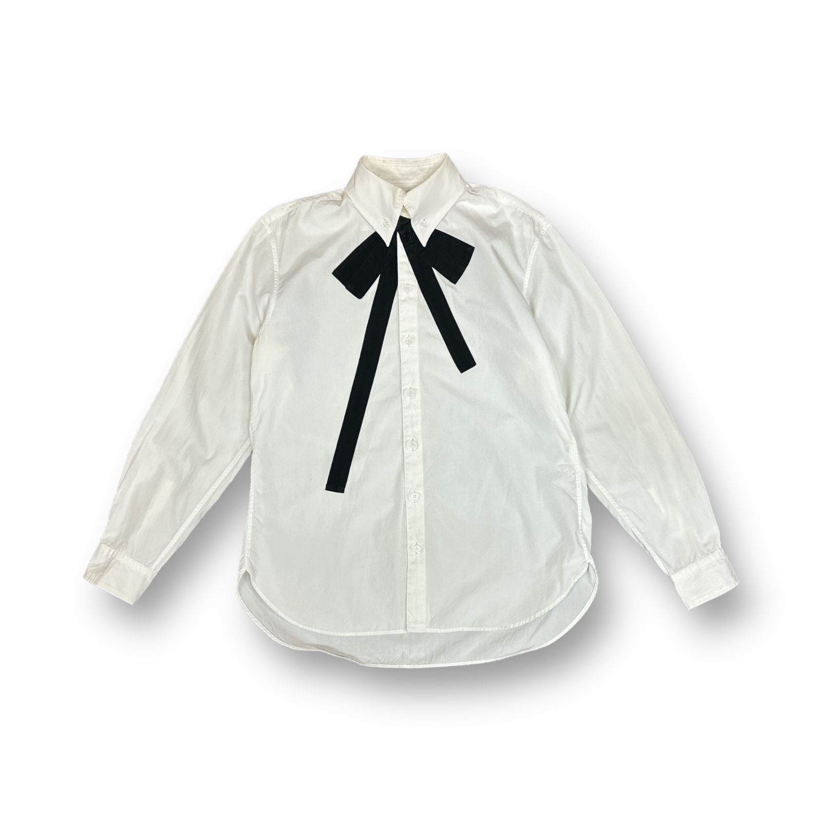Yohji Yamamoto POUR HOMME 13AW リボンデザインシャツ 長袖シャツ 
