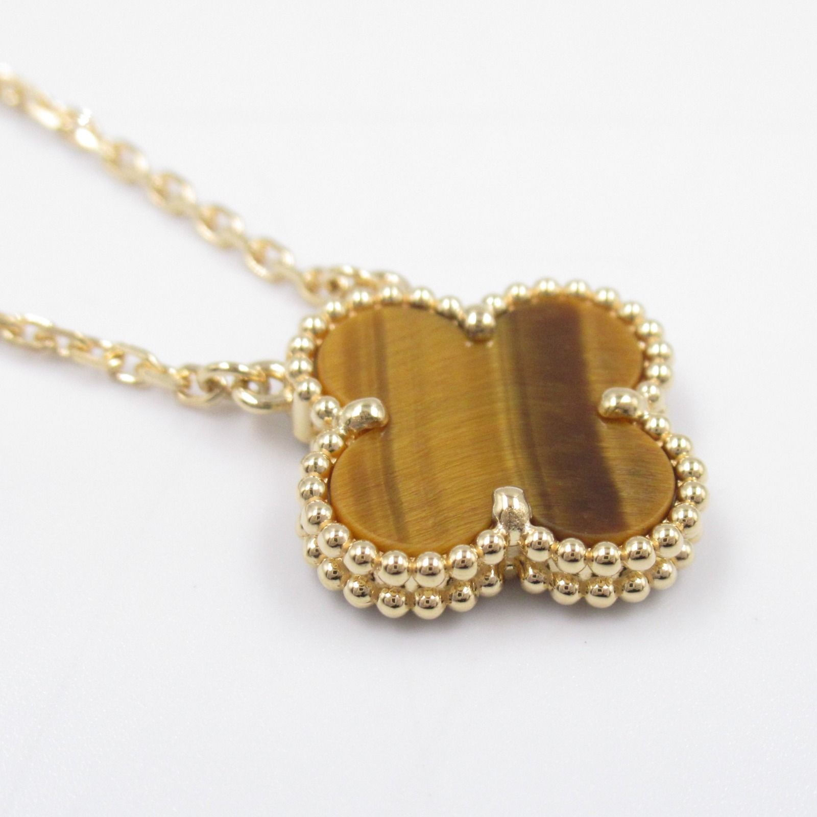 ヴァンクリーフ＆アーペル ヴィンテージ アルハンブラ タイガーズアイ