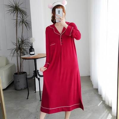 種類7：画像4/XL ワンピース ルームウェア 部屋着 ナイトウェア シャツ