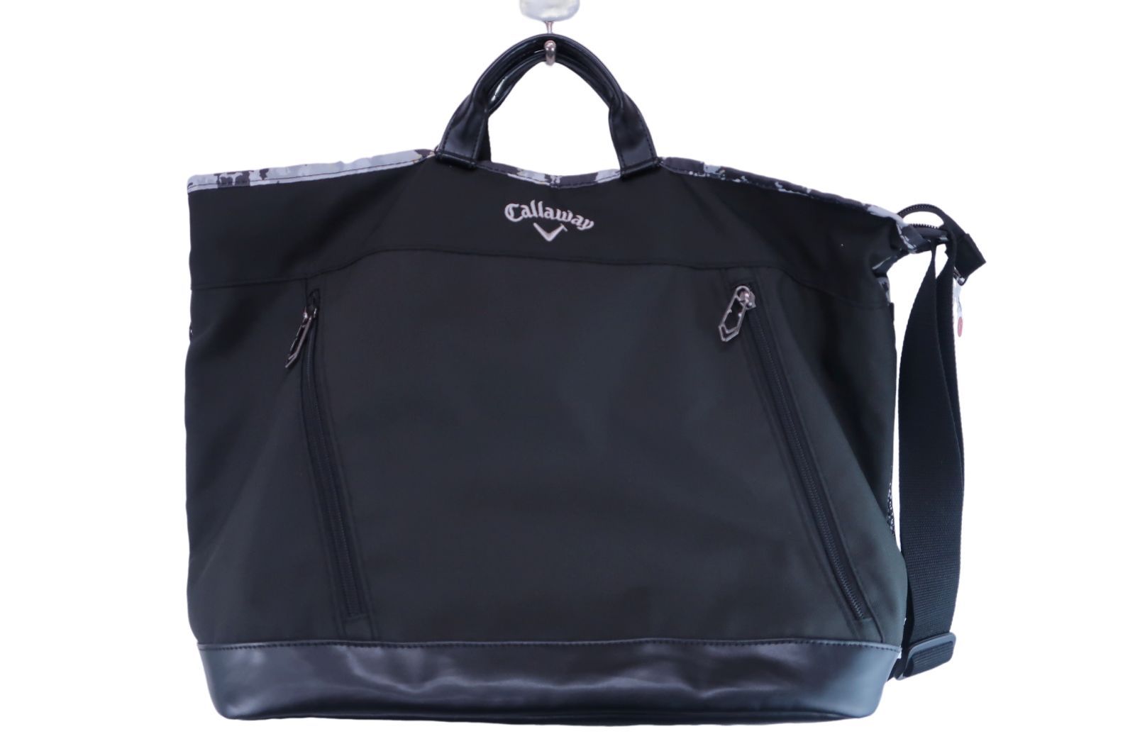 【美品】Callaway(キャロウェイ) トートバッグ 黒 フリーサイズ ゴルフ用品 2401-0066