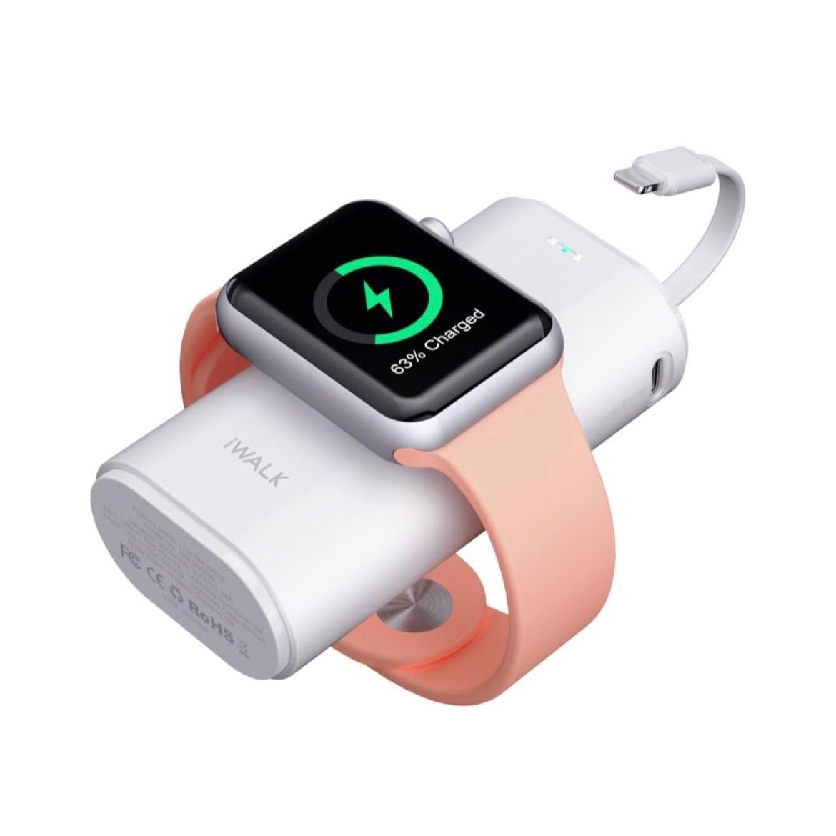 iWALK Apple Watch充電器 モバイルバッテリー ワイヤレス充電 アップル ...