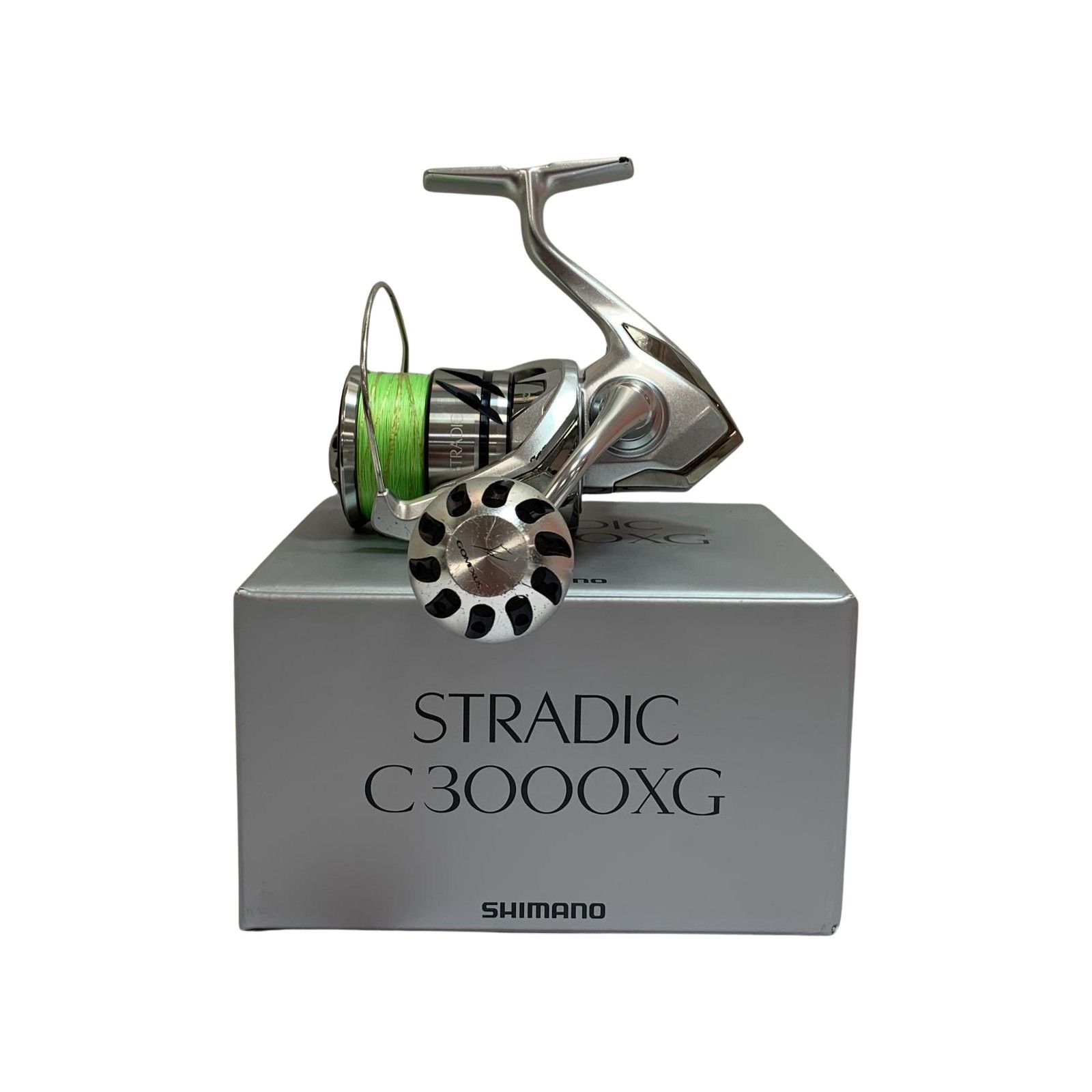 SHIMANO シマノ 23 ストラディック C3000XG キズあり ゴメクサスリールスタンド ハンドルノブ付 純正なし 045867