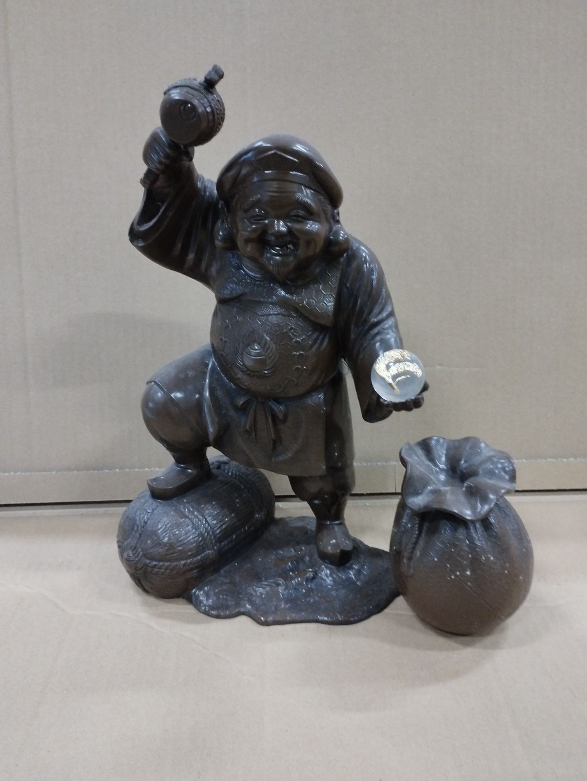 大黒天様 置物 アンティーク 骨董 - メルカリ