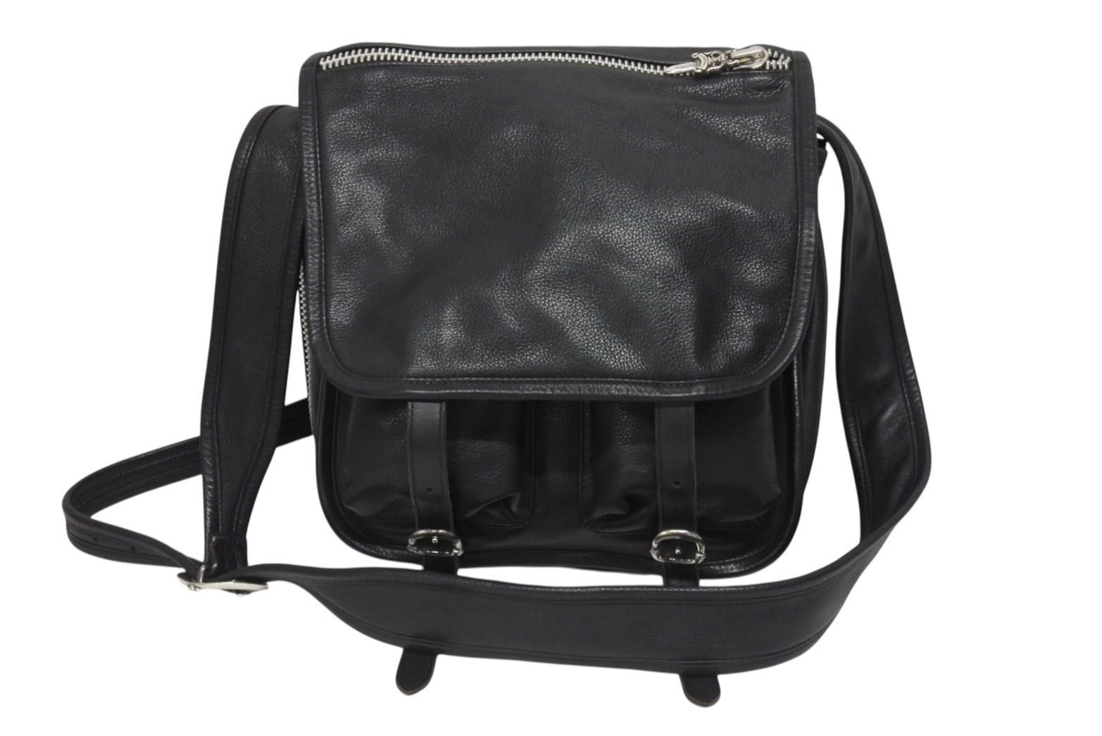CHROME ブラック ショルダーバッグ CHROME HEARTS(クロムハーツ)】☆激レア☆ ショルダーバッグ