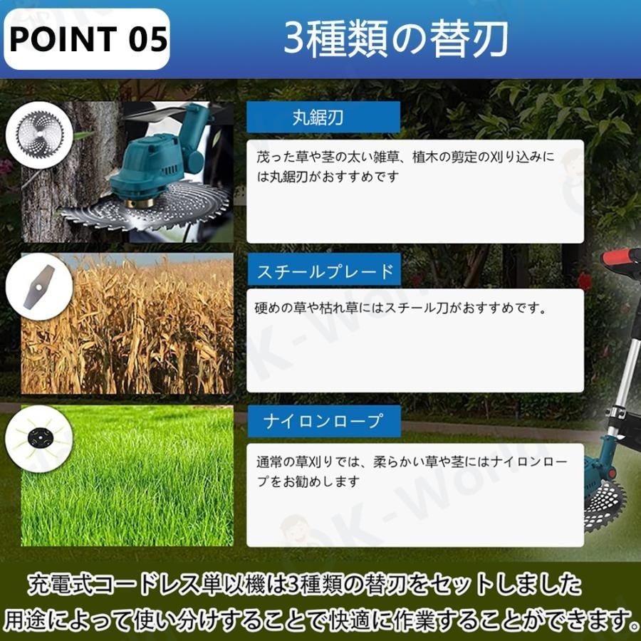 コードレス 9インチ刈払機
