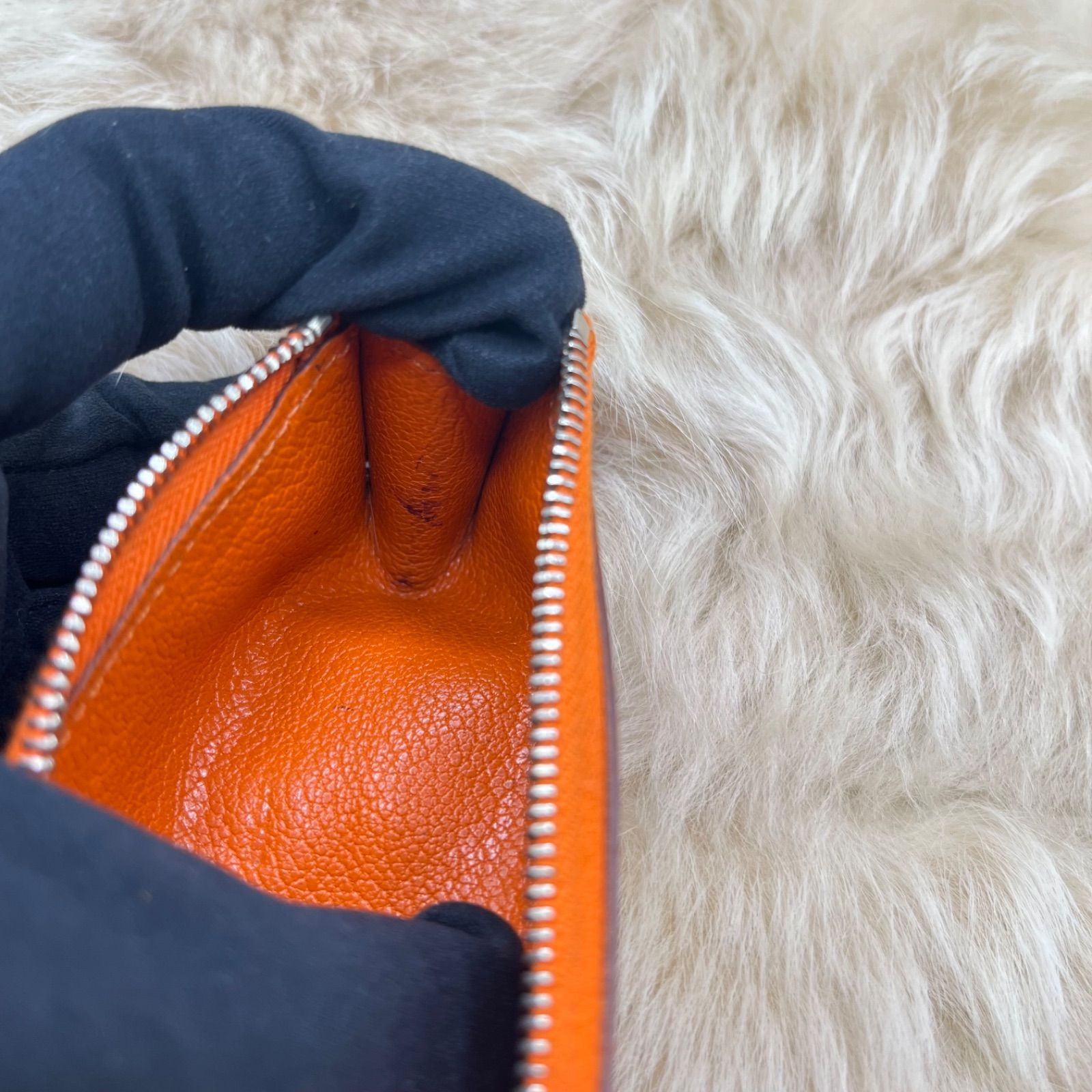 Hermes エルメス ピッコロ シェーブル レザー ペンケース 筆箱