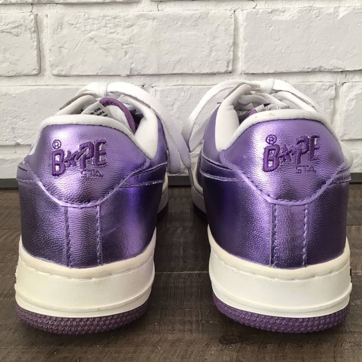 Purple foil BAPESTA スニーカー 27cm US9 a bathing ape BAPE STA 